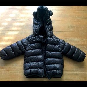 Toddler light puffer down jacket